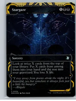 MTG - Secrets of Strixhaven: Mystical Archive #34 Stargaze FOIL (b) - Image 1