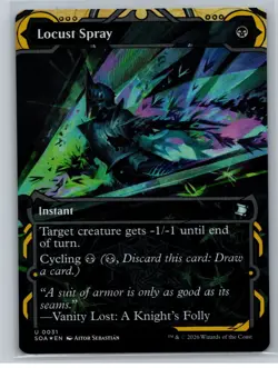MTG - Secrets of Strixhaven: Mystical Archive #31 Locust Spray FOIL - Image 1