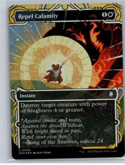 MTG - Secrets of Strixhaven: Mystical Archive #8 Repel Calamity FOIL (b) - Image 1