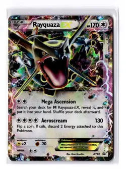 Pokemon Pokemon TCG Rayquaza EX (Shiny) XY69 XY Black Star Promo Holo LP - Image 1