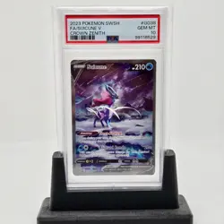 Suicune V pokemon GG38/GG70 Crown Zenith: Galarian Gallery Holo PSA 10 - Image 1