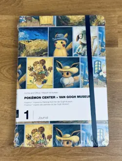 Pokemon Center x Van Gogh Museum Notebook Exclusive BRAND NEW/SEALED - Image 1