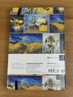 Pokemon Center x Van Gogh Museum Notebook Exclusive BRAND NEW/SEALED - Image 2