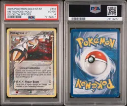 PSA 4 Metagross Gold Star EX Delta Species Holo Rare #113 - Pokemon - Image 3