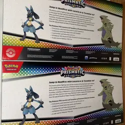 Pokemon Lucario Ex Tyranitar Ex Premium Collection Prismatic Evolution Lot of 2 - Image 4