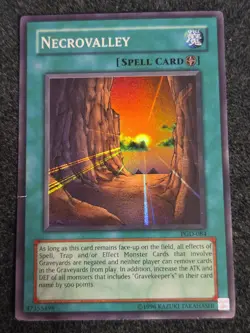 Yugioh Necrovalley PGD-084 Super Rare Pharaonic Guardian LP - Image 1