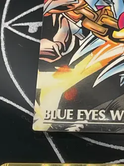 Yugioh Blue-Eyes White Dragon BANDAI duel scene 2 No.07-1 vintage card 1999 - Image 5