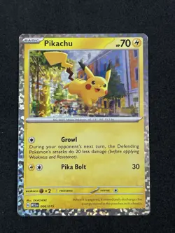Pikachu 006/015 Holo McDonald’s 2023 Pokemon Card -Foil - Image 1