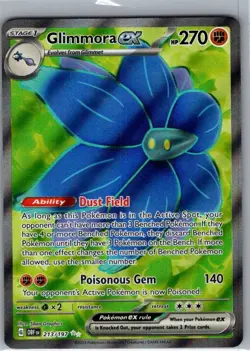 Glimmora ex 213/197 SV03: Obsidian Flames - Pokemon Card - NM - Image 1
