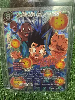 Son Goku & Uub Seeds Of The Future TB2-069 SCR Dragon Ball Super Card Game TCG - Image 1