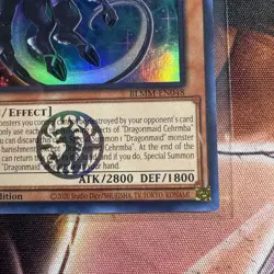 Yugioh Dragonmaid Cehrmba Ultra Rare Battles of Legend Monster Mayhem BLMM-EN048 - Image 5