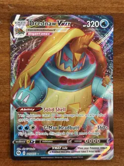 Pokemon Card Drednaw VMAX 015/073 Champions Path - Near Mint - Image 1
