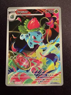 Ivysaur 134/132 Illustration Rare Megas Evolutions Pokemon Card - Image 1