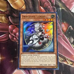 yugioh dracotail lukias ultra rare jush-en001 jush - Image 1