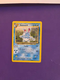 Azumarill Pokemon Card Neo Genesis 2/111 Holo Rare - Image 2