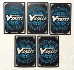 Lot of 5 Japanese Cardfight!! Vanguard RR Card Set - Image 2