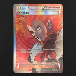 Pokemon TCG Card Lysandre 104/106 XY Flashfire Ultra Rare Full Art - LP - Image 1