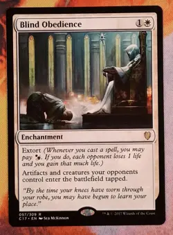 *NM* Blind Obedience Commander 2017 Regular MTG - Image 1