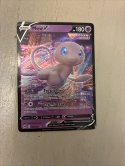 2023 Pokemon Sword & Shield Crown Zenith Mew V #060/159 - Image 1