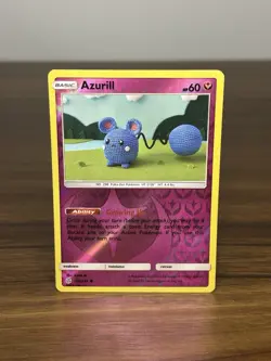 Azurill 146/236 Cosmic Eclipse Reverse Holo Pokemon Card - Image 1