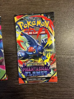 Phantasmal Flames Booster Pack X2 NEW Pokemon TCG - Image 2