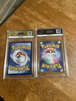 Pokemon Classic Snorlax 016/034 Holo AGS 9.5 & DARK PHANTASMAL AGS 9 SNORLAX - Image 2