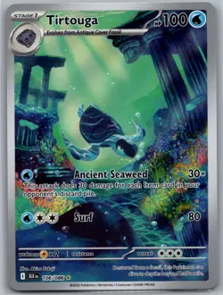 Pokemon TCG Black Bolt Tirtouga 106/086 Illustration Rare - Image 1