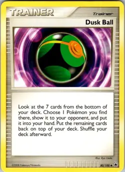 Dusk Ball 80/100 Majestic Dawn Pokemon Near Mint - Image 1