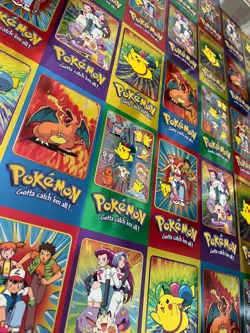 Topps 1999 Pokemon TV Series 2 Toppers Uncut Sheet - Image 2