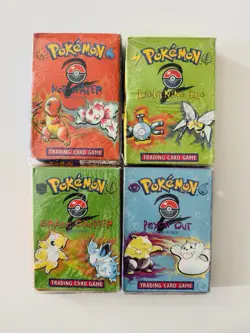 Pokemon Base Set 2 Theme Deck Set Broken Seal Damaged Boxes Wizards of The Coast - Image 1