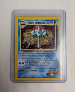 Pokemon Misty's Tentacruel Gym Heroes Holo Rare 010/132 NM English Card - Image 1