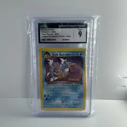 1999 Dark Gyarados 8 League Prerelease Promo WOTC Team Rocket Pokemon Holo CGC 9 - Image 1