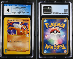 CGC Blue Label 9 MINT Morty's Marowak 023/141 Pokemon Japanese VS - Image 1