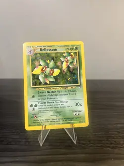 Pokemon TCG Bellossom Neo Genesis Holo Unlimited Rare Card 3/111 Mint Condition - Image 1