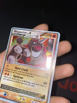 Pokemon Rhyperior LV.X DP29 Diamond and Pearl Promo 2008 Holo Card - Image 3