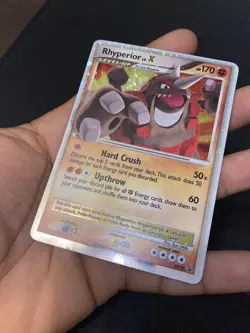Pokemon Rhyperior LV.X DP29 Diamond and Pearl Promo 2008 Holo Card - Image 5