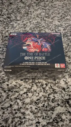 One Piece English The Time of Battle (OP-16) Booster Box Sealed FREE SHIPPING - Image 1