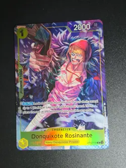 Donquixote Rosinante OP12-108 One Piece Illustration Box 6 Promo - Image 1