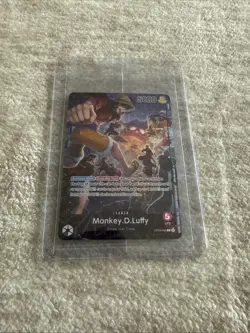 One Piece Promo Monkey D. Luffy PSA Magazine Exclusive OP05-060 + FREE MAGAZINE - Image 2