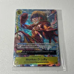 One Piece - Monkey D. Luffy Promo Card SR OP07-109 Sealed - Image 1
