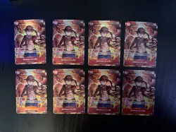 MONKEY D LUFFY ST10-006 x8 One Piece TREASURE BOOSTER SET ENGLISH - Image 1