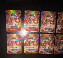MONKEY D LUFFY ST10-006 x8 One Piece TREASURE BOOSTER SET ENGLISH - Image 5