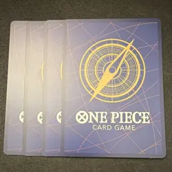 Playset Bandai One Piece TCG Zehahahahaha! OP16-116 Parallel Foil English x4 - Image 2