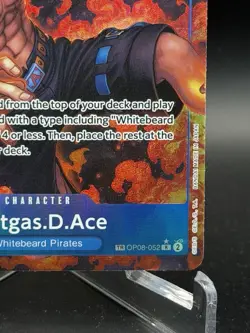 Portgas.D.Ace (TR) OP08-052 Royal Blood Foil One Piece Tcg - Image 5