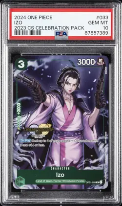2024 ONE PIECE CHAMPIONSHIP 2023 CELEBRATION PACK #033 IZO PSA 10 - Image 1