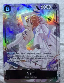 Bandai One Piece CCG Nami OP15-086 Character Special Holo 6000 Power EN - Image 1
