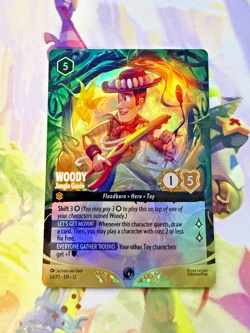 Lorcana Foil Woody - Jungle Guide Set Champs Top-8 Promo Wilds Unknown 54/P3 - Image 2