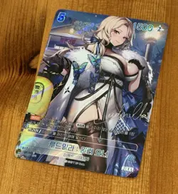 Ludmilla SPR Sign BT02 NM/Mint NIKKE Korean Nivel Arena TCG / WS Weiss Schwarz - Image 2