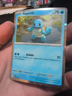 Squirtle - 048 (Cosmos Holo W/ SWIRL!) 048 Sv: Scarlet & Violet Promo Cards Holo - Image 2