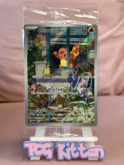 Charmander SVP044 Card 'A' SEALED Obsidian Flames ETB Black Star Promo TCGKITTEN - Image 1